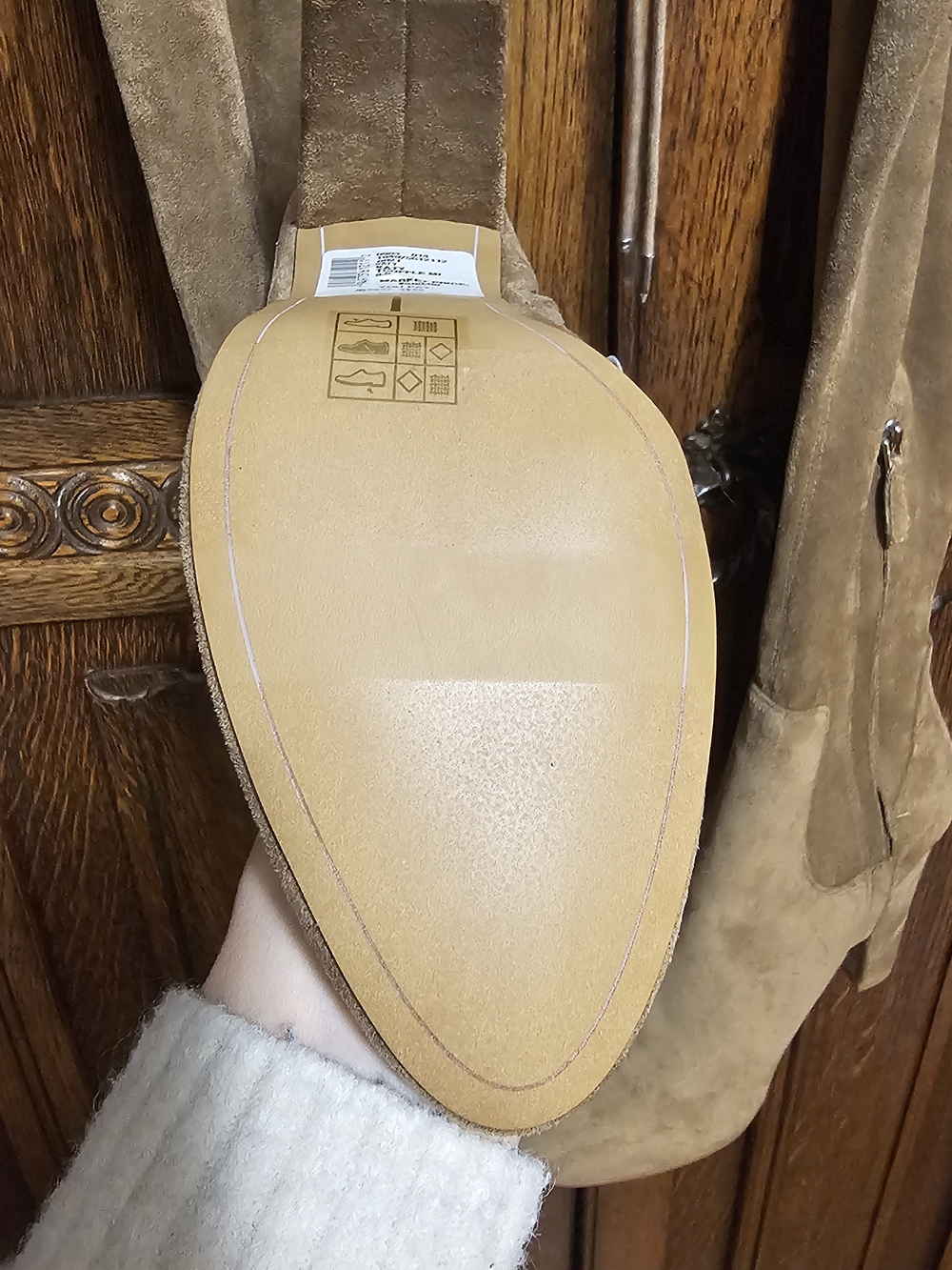 NWT Dolce Vita Taupe Suede Over-the-Knee Boots 8.5 - Picture 5 of 5